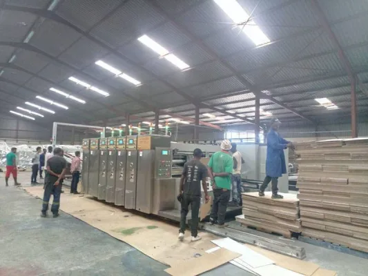 Africa  (Off Line Folder Gluer) PL-Y5 0920 High Speed Flexo Printer Slotter Die Cutter (2016)