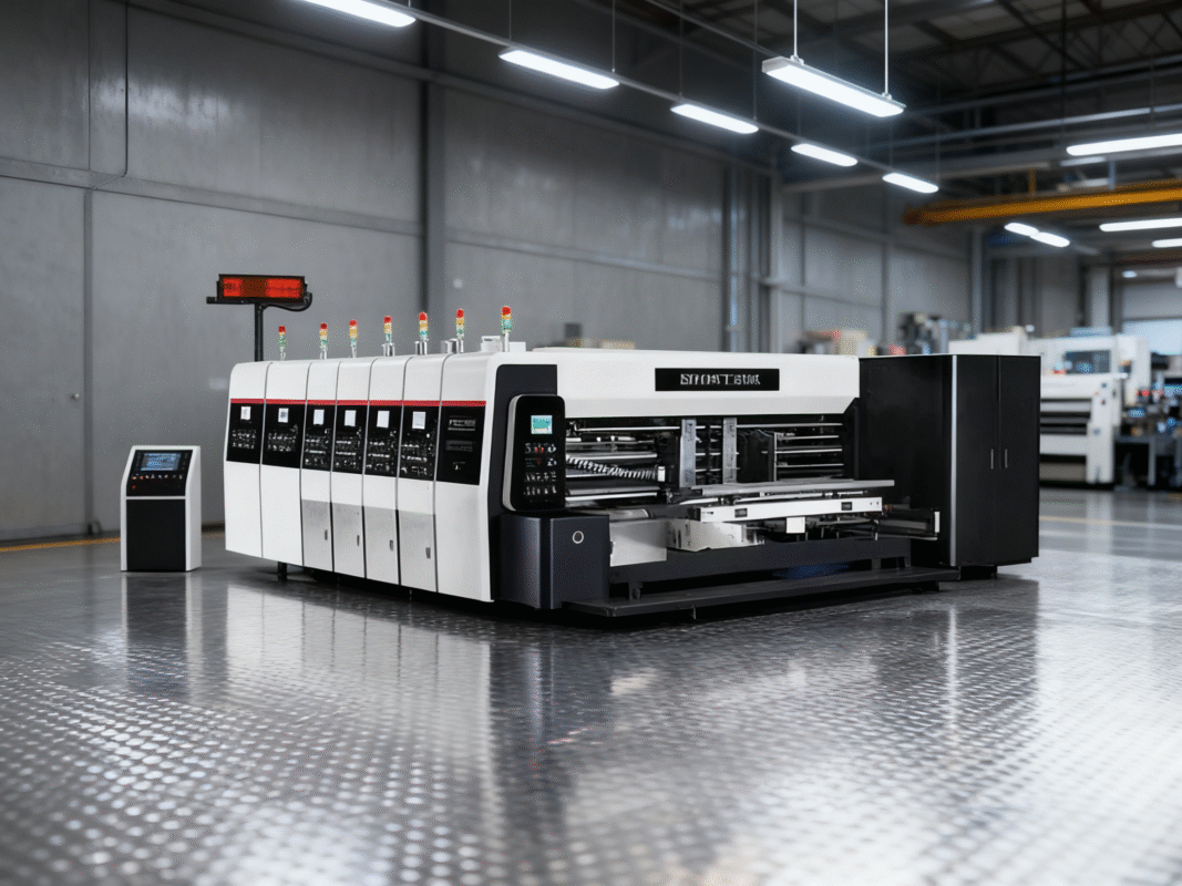 a Corrugated Box Making Machine
