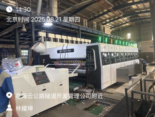 Vietnam PL-GP-1224 High Graphic Vacuum Transfer 6+1 Colors Flexo Printer IR Dryer Die Cut Vibrator Stacker (2025)